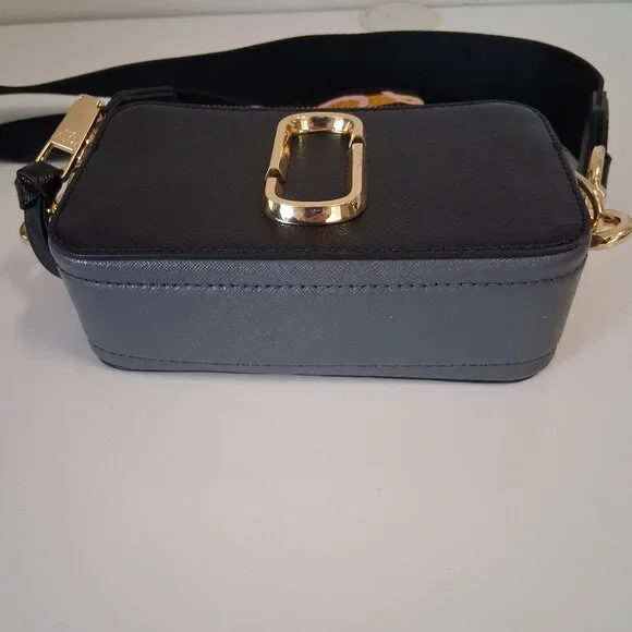 Marc Jacobs Bag, Cb Snapshot, The Snapshot, New Black Multi Color Gently Used - Picture 5 of 8